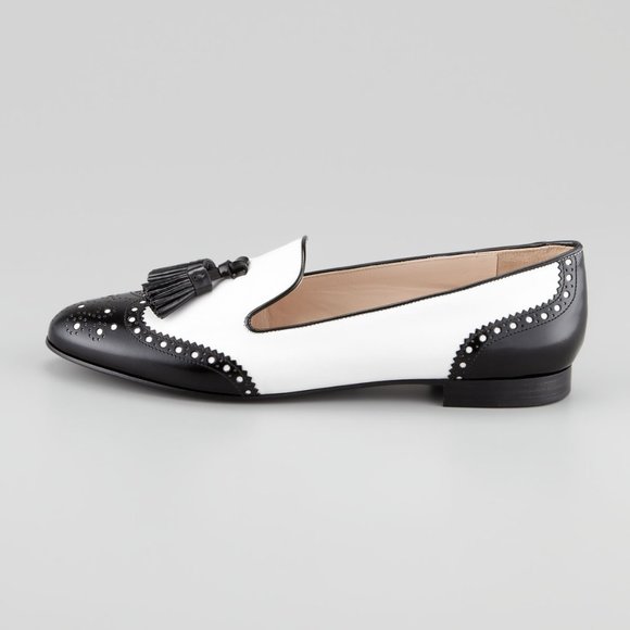 Prada Spazzolato Wingtip Tassel Loafer - Picture 2 of 6